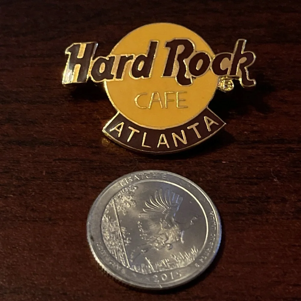 Hard Rock Cafe Logo Atlanta Georgia‎ Lapel Hat Pin